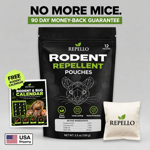 Natural Rodent Repellent Pouches
