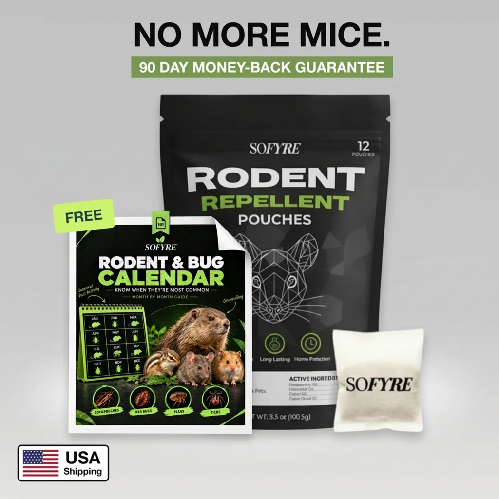 Natural Rodent Repellent Pouches