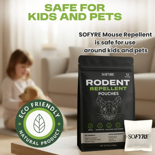 Natural Rodent Repellent Pouches