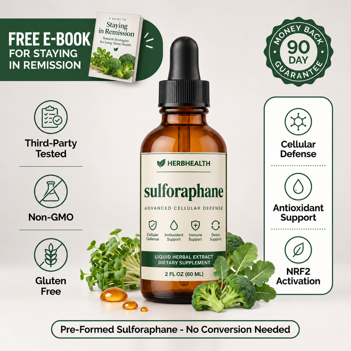 HerbHealth Stabilized Sulforaphane Drops